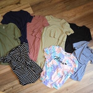 Nursing/Maternity Short Sleeve 8 Piece Bundle